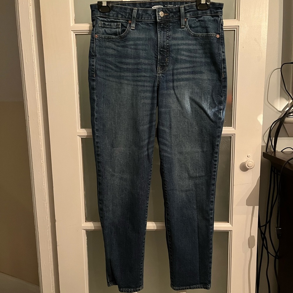 Womens old navy O.G. High waist straight jeans size 10